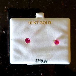 Pink Sapphire Earrings